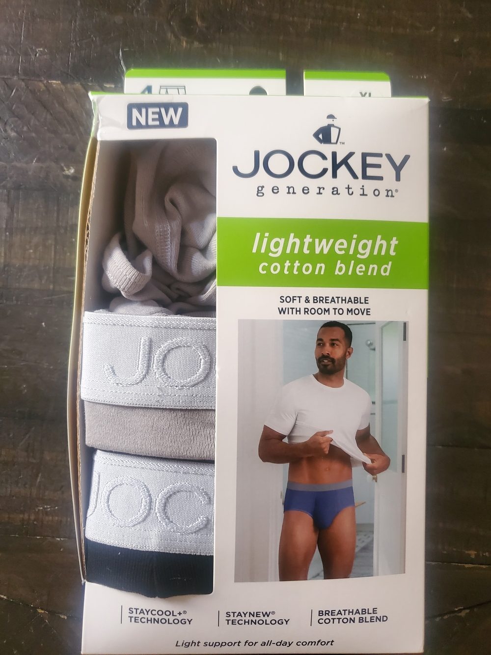 Jockey Lightweight Cotton Blend Boxer Briefs - 3 PK